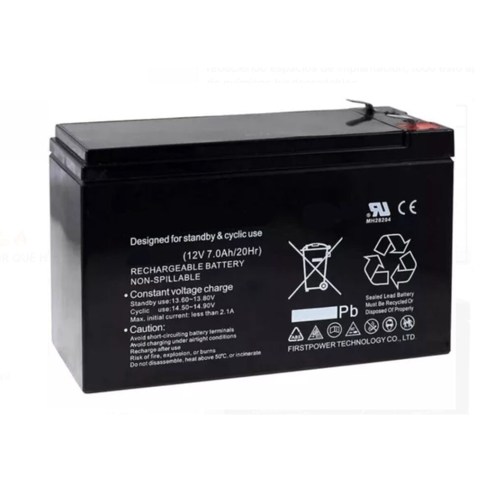 Batería sellada 12V 9Ah para UPS en Quito, ideal para respaldo compacto y eficiente
